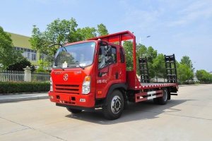 這款國六挖機平板運輸車很火，關注沒？